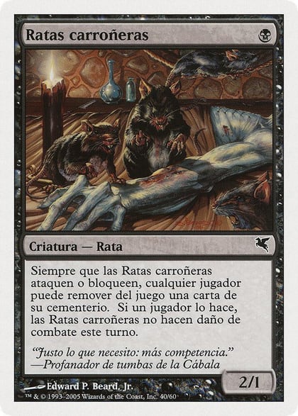 Carrion Rats (Spanish) - "Ratas carroneras" (A40), Magic Encyclopedia 2005 (Salvat/Hachette) A40