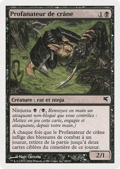 Skullsnatcher (French) - "Profanateur de crane" (A42), Magic Encyclopedia 2005 (Salvat/Hachette) A42