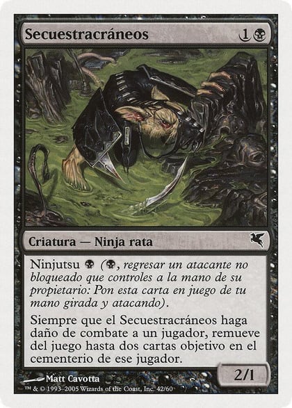 Skullsnatcher (Spanish) - "Secuestracraneos" (A42), Magic Encyclopedia 2005 (Salvat/Hachette) A42