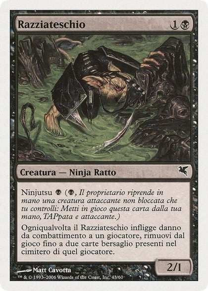 Skullsnatcher (Italian) - "Razziateschio" (A43), Magic Encyclopedia 2005 (Salvat/Hachette) A43