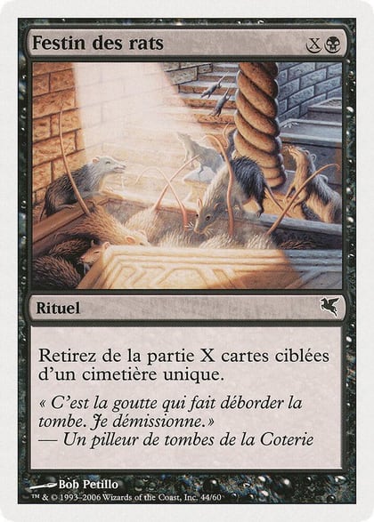 Rats' Feast (French) - "Festing des rats" (A44), Magic Encyclopedia 2005 (Salvat/Hachette) A44
