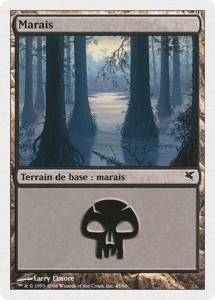Swamp (French) - "Marais" (A45), Magic Encyclopedia 2005 (Salvat/Hachette) A45