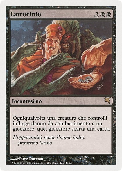 Larceny (Italian) - "Latrocinio", Magic Encyclopedia 2005 (Salvat/Hachette) A49