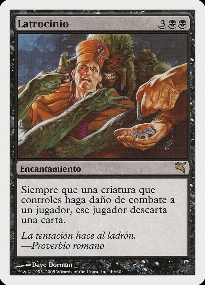 Larceny (Spanish) - "Latrocinio", Magic Encyclopedia 2005 (Salvat/Hachette) A49