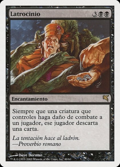 Larceny (Spanish) - "Latrocinio", Magic Encyclopedia 2005 (Salvat/Hachette) A49