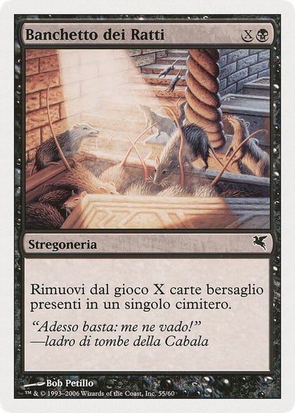 Rats' Feast (Italian) - "Banchetto dei Ratti" (A55), Magic Encyclopedia 2005 (Salvat/Hachette) A55