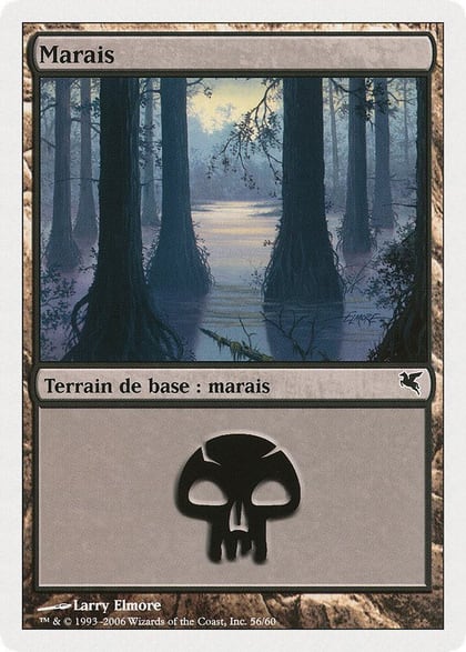 Swamp (French) - "Marais" (A56), Magic Encyclopedia 2005 (Salvat/Hachette) A56