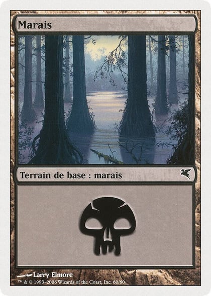 Swamp (French) - "Marais" (A60), Magic Encyclopedia 2005 (Salvat/Hachette) A60