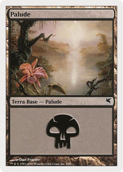 Swamp (Italian) - "Palide" (A9), Magic Encyclopedia 2005 (Salvat/Hachette) A9