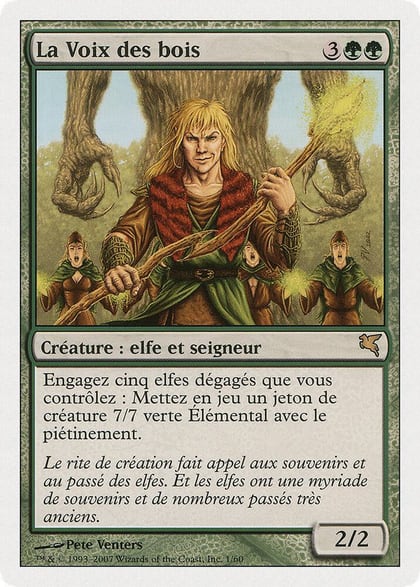Voice of the Woods (French) - "La Voix des bois", Magic Encyclopedia 2005 (Salvat/Hachette) B1