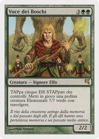 Voice of the Woods (Italian) - "Voce dei Boschi", Magic Encyclopedia 2005 (Salvat/Hachette) B1