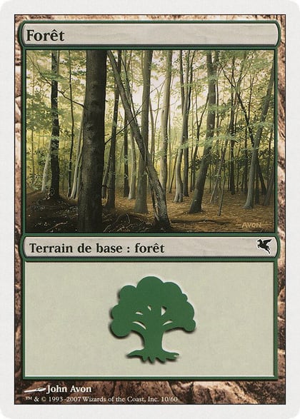 Forest (French) - "Foret" (B10), Magic Encyclopedia 2005 (Salvat/Hachette) B10