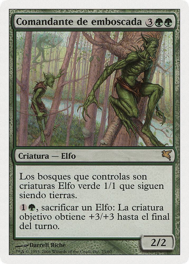 Ambush Commander (Spanish) - "Comandante de Emboscada", Magic Encyclopedia 2005 (Salvat/Hachette) B25