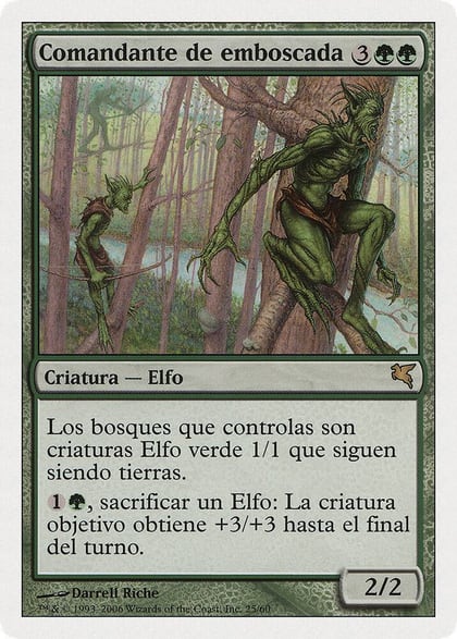 Ambush Commander (Spanish) - "Comandante de Emboscada", Magic Encyclopedia 2005 (Salvat/Hachette) B25