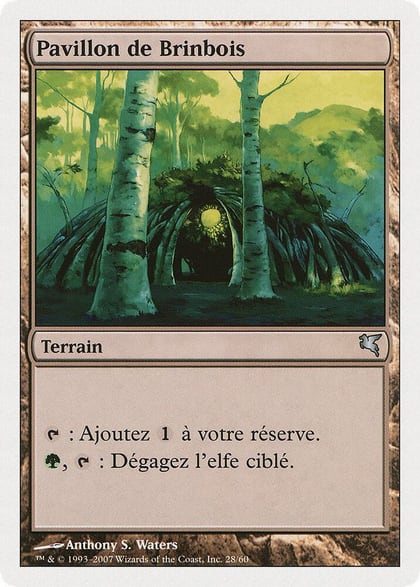 Wirewood Lodge (French) - "Pavillon de Brinbois", Magic Encyclopedia 2005 (Salvat/Hachette) B28