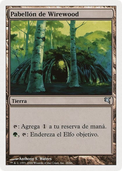 Wirewood Lodge (Spanish) - "Pabellon de Wirewood", Magic Encyclopedia 2005 (Salvat/Hachette) B28