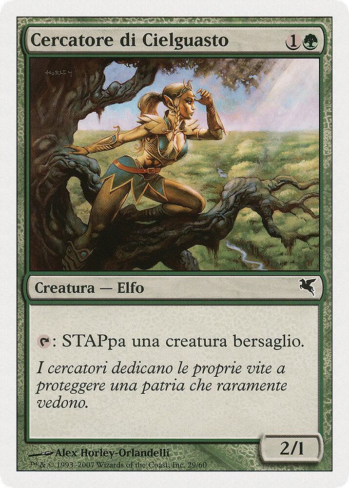 Seeker of Skybreak (Italian) - "Cercatore di Cielguasto", Magic Encyclopedia 2005 (Salvat/Hachette) B29