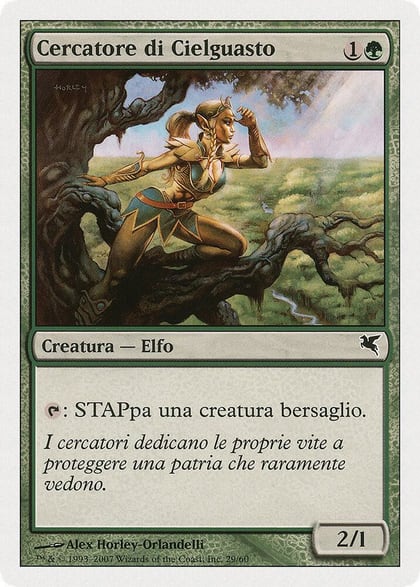 Seeker of Skybreak (Italian) - "Cercatore di Cielguasto", Magic Encyclopedia 2005 (Salvat/Hachette) B29