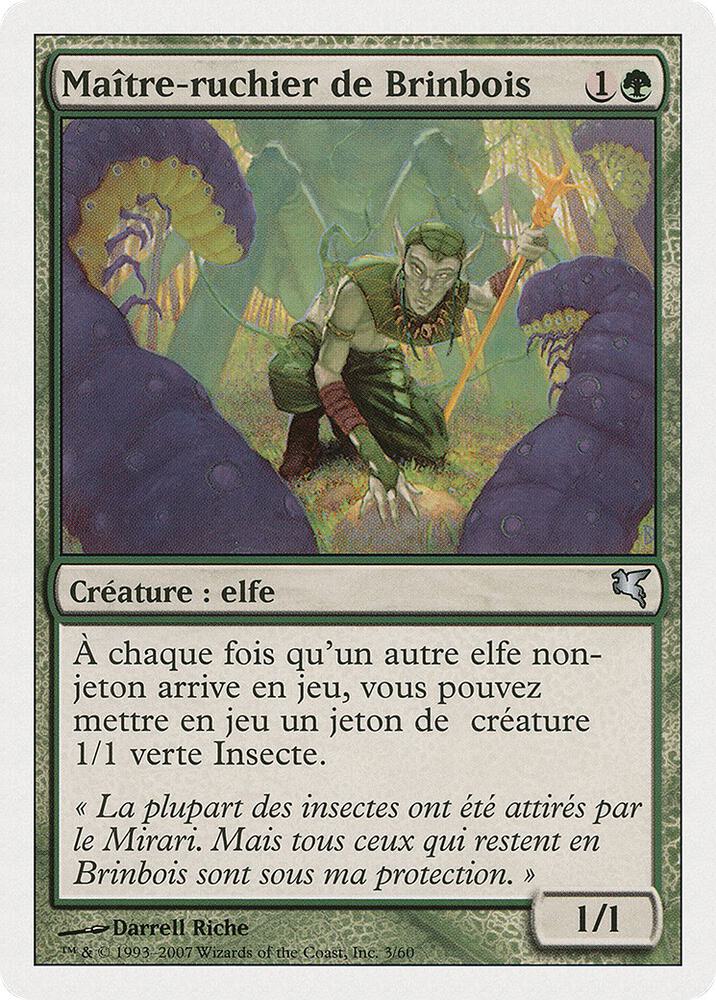 Wirewood Hivemaster (French) - "Maître-ruchier de Brinbois", Magic Encyclopedia 2005 (Salvat/Hachette) B3