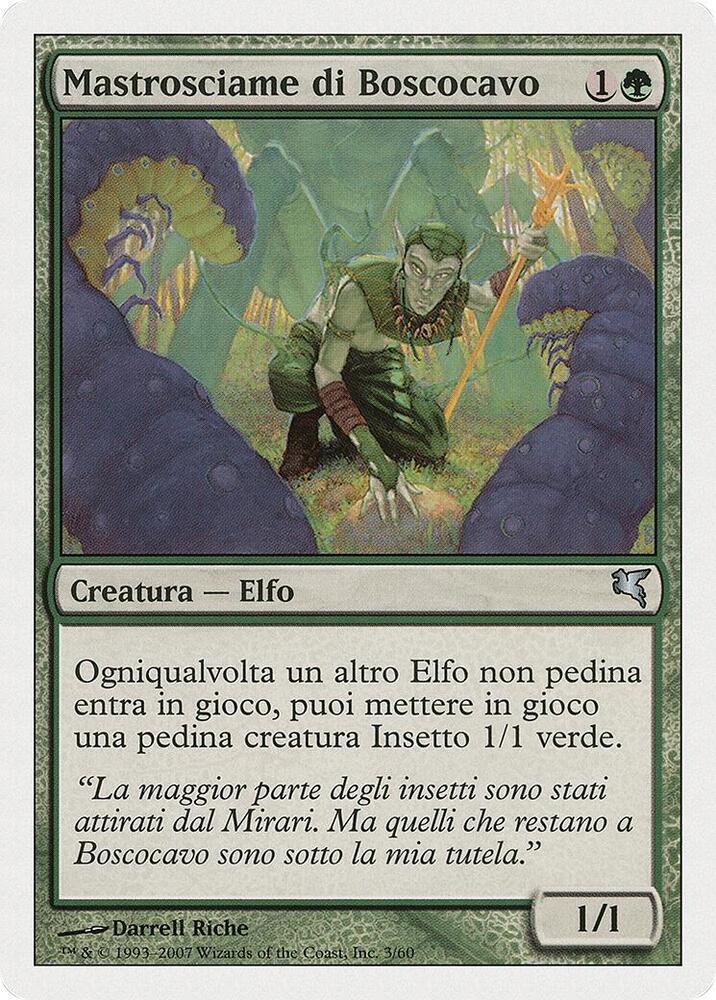 Wirewood Hivemaster (Italian) - "Mastrosciame di Boscocavo", Magic Encyclopedia 2005 (Salvat/Hachette) B3