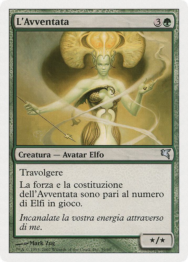 Heedless One (Italian) - "L'Avventata", Magic Encyclopedia 2005 (Salvat/Hachette) B39