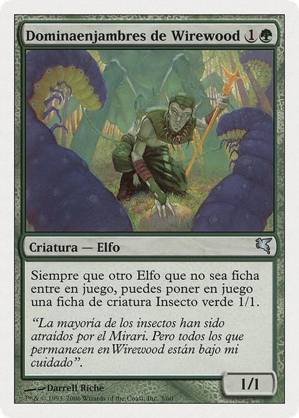 Wirewood Hivemaster (Spanish) - "Dominaenjambres de Wirewood" (B3), Magic Encyclopedia 2005 (Salvat/Hachette) B3