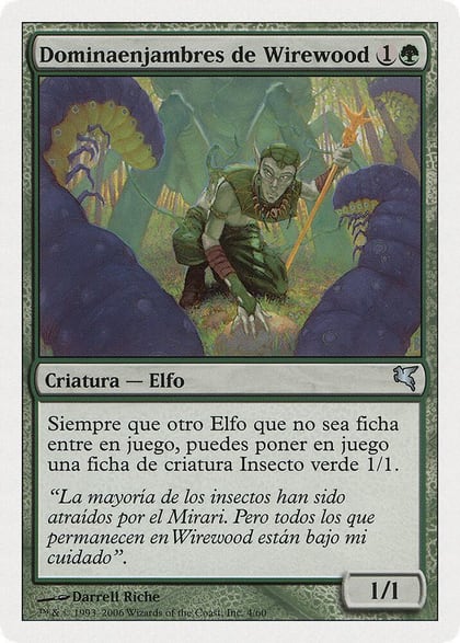 Wirewood Hivemaster (Spanish) - "Dominaenjambres de Wirewood" (B4), Magic Encyclopedia 2005 (Salvat/Hachette) B4