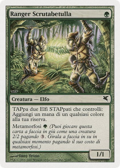 Birchlore Rangers (Italian) - "Ranger Scrutabetulla" (B52), Magic Encyclopedia 2005 (Salvat/Hachette) B52