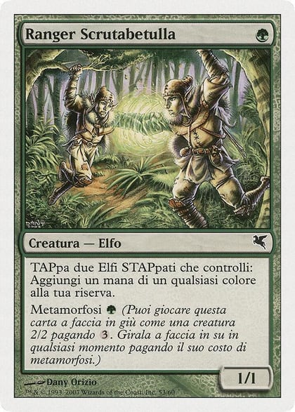 Birchlore Rangers (Italian) - "Ranger Scrutabetulla" (B53), Magic Encyclopedia 2005 (Salvat/Hachette) B53