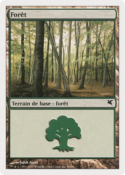 Forest (French) - "Foret" (B60), Magic Encyclopedia 2005 (Salvat/Hachette) B60