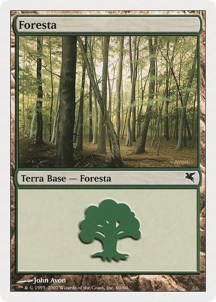 Forest (Italian) - "Foresta" (B60), Magic Encyclopedia 2005 (Salvat/Hachette) B60