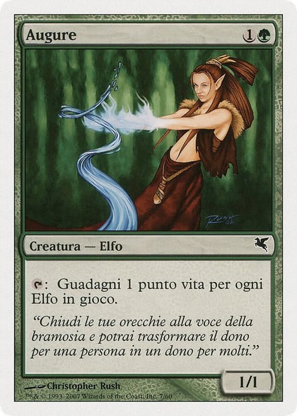 Wellwisher (Italian) - "Augure", Magic Encyclopedia 2005 (Salvat/Hachette) B7