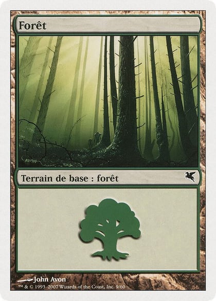 Forest (French) - "Foret" (B9), Magic Encyclopedia 2005 (Salvat/Hachette) B9