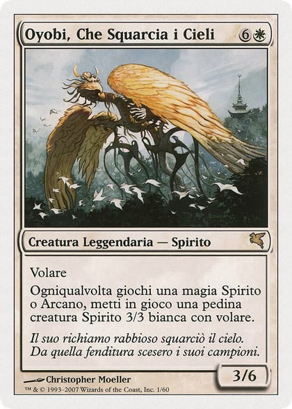 Oyobi, Who Split the Heavens (Italian) - "Oyobi, Che Squarcia i Cieli", Magic Encyclopedia 2005 (Salvat/Hachette) C1
