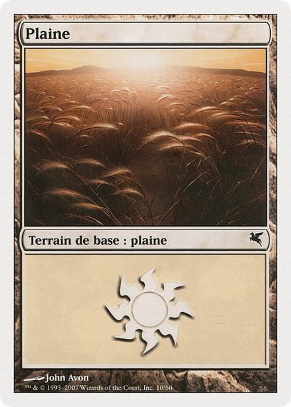 Plains (French) - "Plaine" (C10), Magic Encyclopedia 2005 (Salvat/Hachette) C10