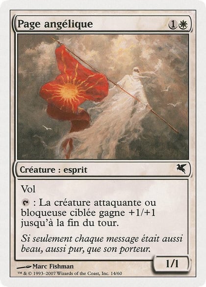 Angelic Page (French) - "Page angelique", Magic Encyclopedia 2005 (Salvat/Hachette) C14