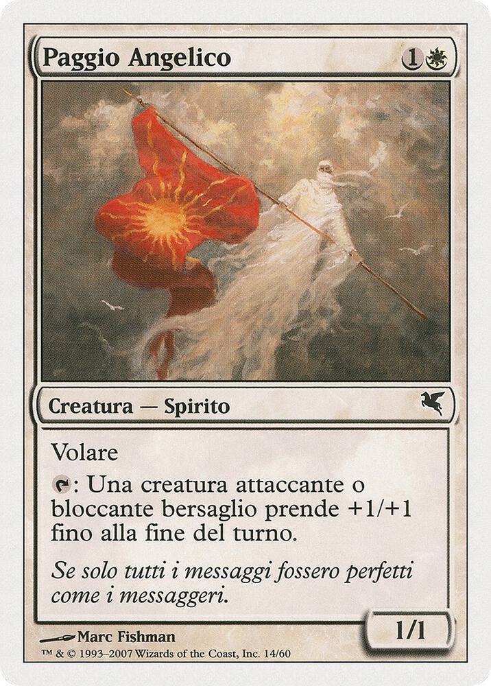 Angelic Page (Italian) - "Paggio Angelico", Magic Encyclopedia 2005 (Salvat/Hachette) C14