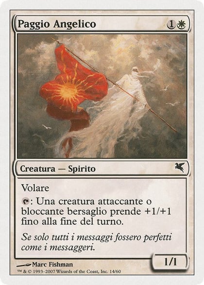 Angelic Page (Italian) - "Paggio Angelico", Magic Encyclopedia 2005 (Salvat/Hachette) C14