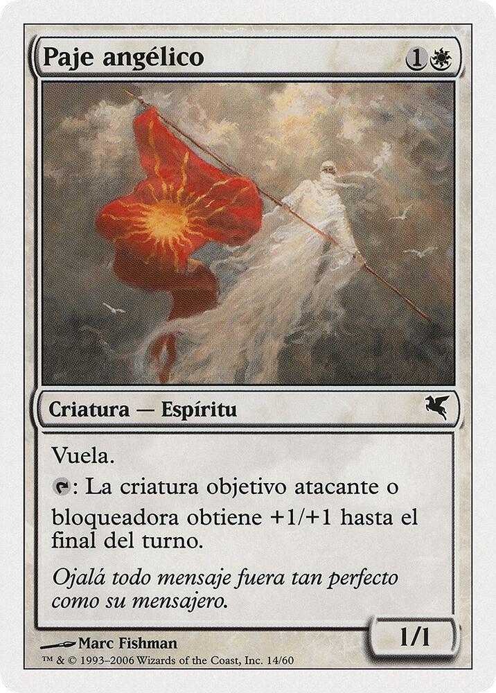 Angelic Page (Spanish) - "Paje angelico", Magic Encyclopedia 2005 (Salvat/Hachette) C14