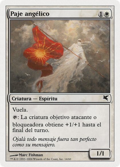 Angelic Page (Spanish) - "Paje angelico", Magic Encyclopedia 2005 (Salvat/Hachette) C14