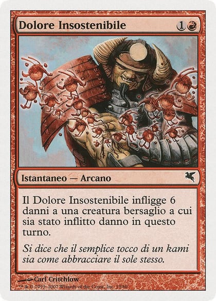 Crushing Pain (Italian) - "Dolore Insostenibile", Magic Encyclopedia 2005 (Salvat/Hachette) C15