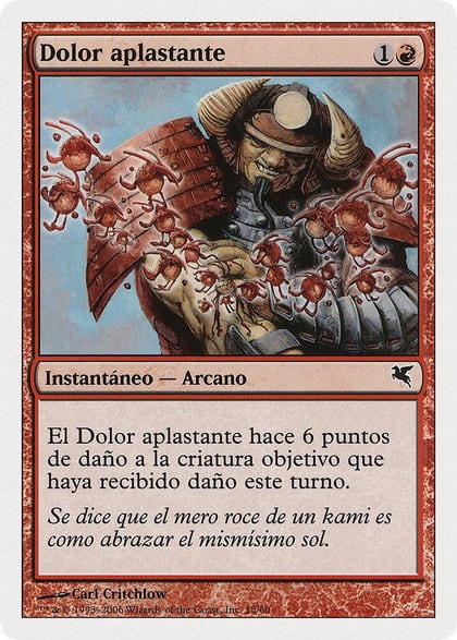 Crushing Pain (Spanish) - "Dolor aplastante", Magic Encyclopedia 2005 (Salvat/Hachette) C15