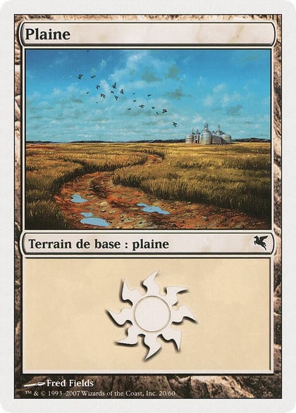 Plains (French) - "Plaine" (C20), Magic Encyclopedia 2005 (Salvat/Hachette) C20