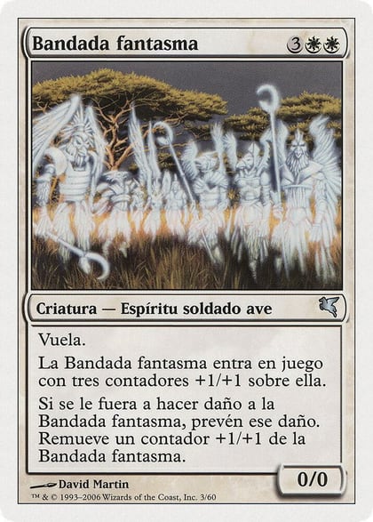 Phantom Flock (Spanish) - "Bandada fantasma" (C3), Magic Encyclopedia 2005 (Salvat/Hachette) C3