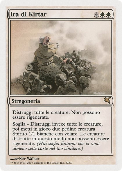 Kirtar's Wrath (Italian) - "Ira di Kirtar", Magic Encyclopedia 2005 (Salvat/Hachette) C37