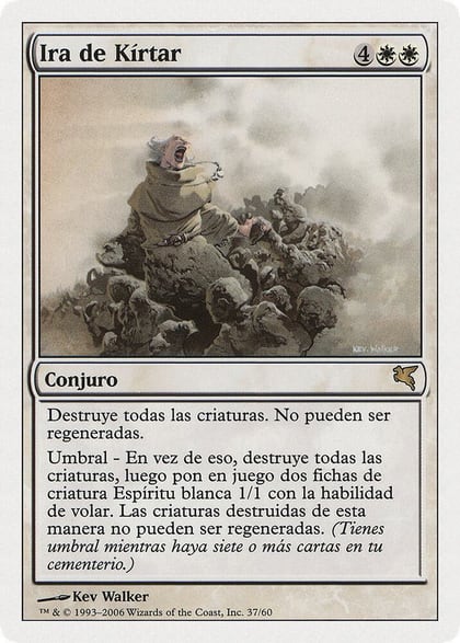 Kirtar's Wrath (Spanish) - "Ira de Kírtar", Magic Encyclopedia 2005 (Salvat/Hachette) C37