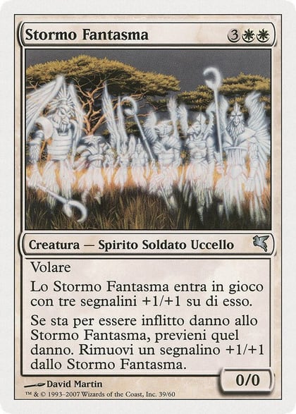 Phantom Flock (Italian) - "Stormo Fantasma" (C39), Magic Encyclopedia 2005 (Salvat/Hachette) C39