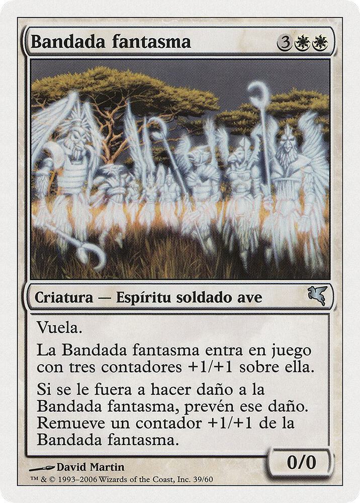 Phantom Flock (Spanish) - "Bandada fantasma" (C39), Magic Encyclopedia 2005 (Salvat/Hachette) C39