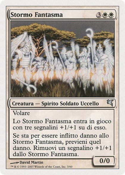 Phantom Flock (Italian) - "Stormo Fantasma" (C3), Magic Encyclopedia 2005 (Salvat/Hachette) C3
