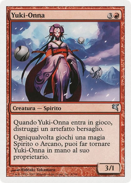 Yuki-Onna (Italian) - "Yuki-Onna", Magic Encyclopedia 2005 (Salvat/Hachette) C41